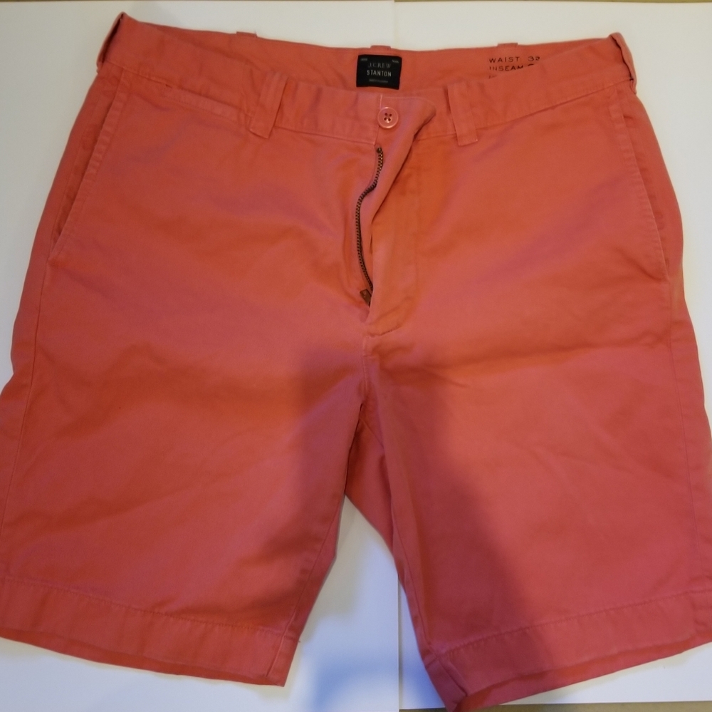 J. Crew orange cotton shorts